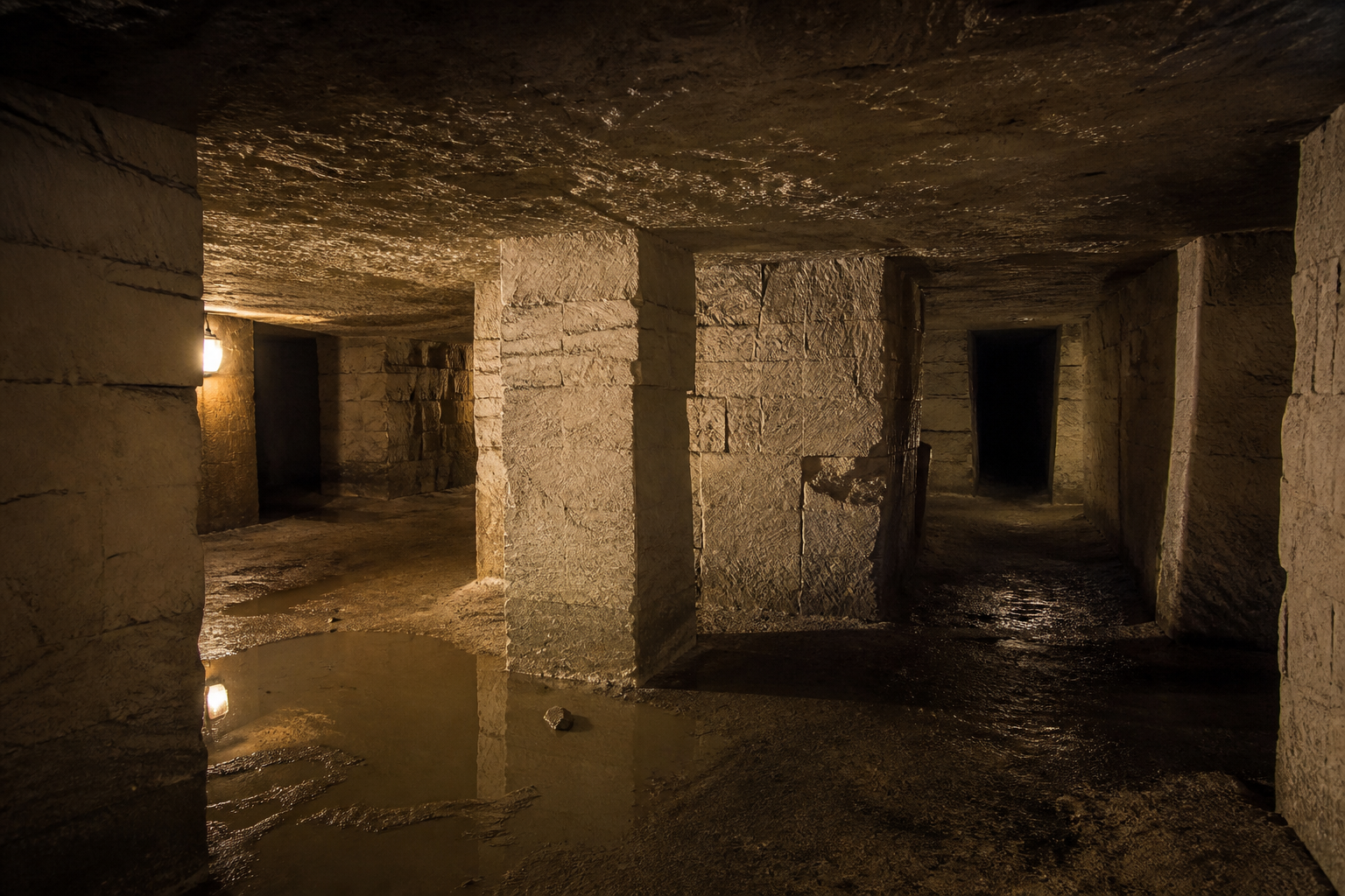 Paris Catacombs history illustrated by abandoned limestone quarry tunnels beneath the city